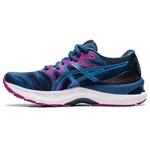 ASICS Gel-Nimbus 23 Women's Running Shoes, 8.5, Grand Shark/Digital Aqua