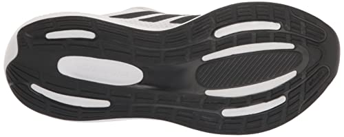 adidas Women's Run Falcon 3.0 Sneaker (White/Black, Size 8)