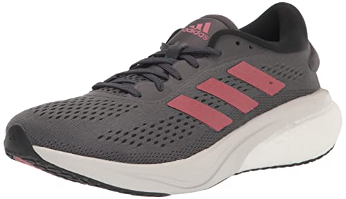 adidas Women's Supernova 2 Running Shoe, Grey/Wonder Red/Black