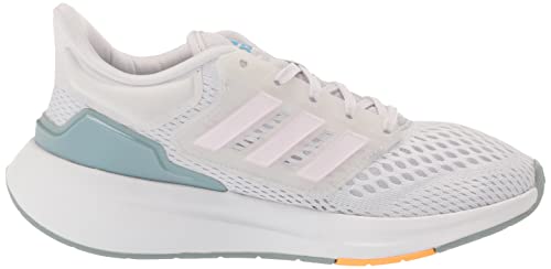 adidas EQ21 Women's Running Shoe, Dash Grey/Almost Pink/Acid