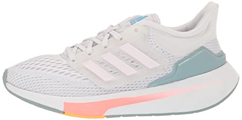 adidas EQ21 Women's Running Shoe, Dash Grey/Almost Pink/Acid