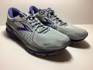 Brooks Men's Adrenaline GTS 21 Running Shoe - Grey/Tradewinds