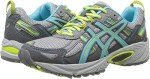 ASICS Gel-Venture 5 Women's Running Shoe, Silver/Turquoise/Lime