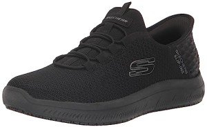 Skechers Men's Slip-Ins Summit Sneaker, Black, 11.5