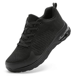 LUPWEE Slip Resistant Steel Toe Sneakers for Work