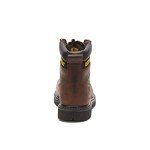 Men's Dark Brown Steel Toe Work Sneakers, Size 10
