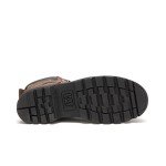 Men's Dark Brown Steel Toe Work Sneakers, Size 10
