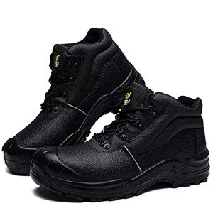 Men's Water-Resistant Steel Toe Work Boots