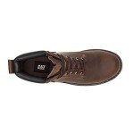 Men's Dark Brown Steel Toe Work Sneakers, Size 10