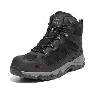 NORTIV 8 Men's Steel Toe Tactical Work Boots