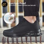 LUPWEE Steel Toe Slip Resistant Work Sneakers