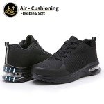 LUPWEE Steel Toe Slip Resistant Work Sneakers