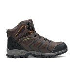NORTIV 8 Men's Mid Hiking Sneakers Brown/Black