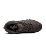 NORTIV 8 Men's Mid Hiking Sneakers Brown/Black
