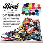BIRCH Flat Shoe Laces in 27 Colors