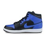 Nike Air Jordan 1 Mid Basketball Shoes - Blue/Black