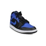 Nike Air Jordan 1 Mid Basketball Shoes - Blue/Black