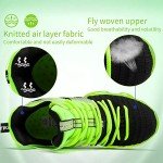 JMFCHI Kids High-Top Basketball Sneakers - Green