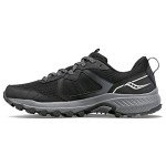 Saucony Men's Trail Running Shoes, Black/Carbon, EU 46.5