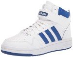 adidas Men's Postmove Mid Basketball Sneakers - White/Blue