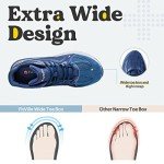 FitVille Winter Sneakers for Men - Wide, Comfortable