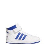 adidas Men's Postmove Mid Basketball Sneakers - White/Blue
