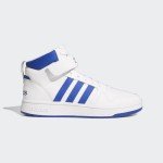 adidas Men's Postmove Mid Basketball Sneakers - White/Blue