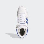 adidas Men's Postmove Mid Basketball Sneakers - White/Blue