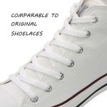 White 28" Flat Shoe Laces for Sneakers