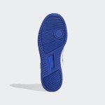 adidas Men's Postmove Mid Basketball Sneakers - White/Blue