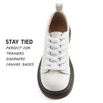 White 28" Flat Shoe Laces for Sneakers