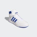 adidas Men's Postmove Mid Basketball Sneakers - White/Blue