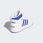adidas Men's Postmove Mid Basketball Sneakers - White/Blue