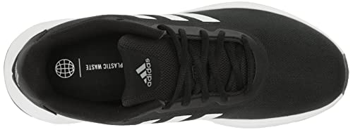 adidas women's Black/White/Carbon Running Shoe, size 7