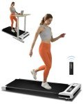 JURITS 2-in-1 Walking Pad Under Desk Treadmill