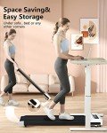 JURITS 2-in-1 Walking Pad Under Desk Treadmill