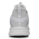 Abboos Women's Slip-On Tennis Sneakers, Gray