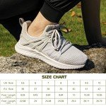 Abboos Women's Slip-On Tennis Sneakers, Gray