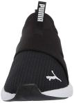 PUMA Women's Prowl Slip-On Sneakers, Black/White