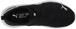 PUMA Women's Prowl Slip-On Sneakers, Black/White