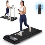 Yemsd Under Desk Walking Pad Treadmill - Black