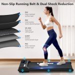 Yemsd Under Desk Walking Pad Treadmill - Black