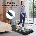 Yemsd Under Desk Walking Pad Treadmill - Black