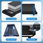 Yemsd Under Desk Walking Pad Treadmill - Black