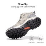NORTIV 8 Women's Outdoor Mid Hiking Sneakers