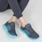 Women’s Breathable Running Sneakers - Dark Gray 8.5