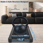 Compact Under Desk Treadmill with Auto Incline