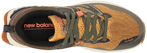 New Balance Men's Fresh Foam X Hierro V7 Running Shoe, Golden Hour/Dark Camo/Black, 10.5