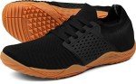 WHITIN Men's Minimalist Trail Running Sneakers - Black