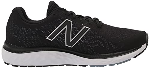New Balance Men's Fresh Foam 680 V7 Running Shoe, Black/Star Glo, 10
